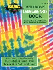 Basic Not Boring Middle Grades Language Arts Book